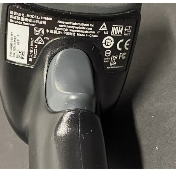 Honeywell HH660-1-UL-INT 2D Barcode Scanner With Stand - 9 foot USB Cable - Picture 4 of 6